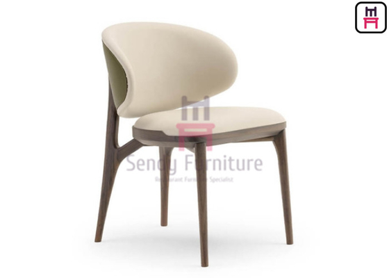 購入 シェル形 灰木構造の 革椅子 online manufacture