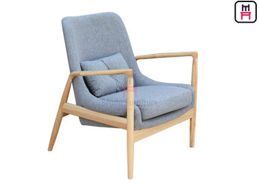 カシ木青いレストランのソファーの椅子の北欧の現代タイプ66 * 69 * 84 Cm