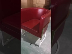 ビロードは椅子を食事する低い背部0.42cbmレストランを装飾した