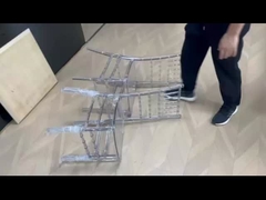 樹脂 Chiavari プラスチック レストラン 椅子 PC 透明 腕なし バー / カフェ